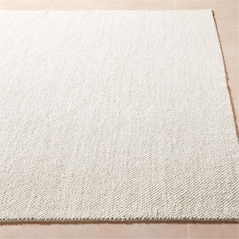 Modern Wool Rugs & Wool Blend Rugs | CB2 Cream Rugs For Bedroom, White Textured Rug, Modern Wool Rugs, Nursery Girl, 6x9 Area Rugs, 9x12 Area Rugs, Jute Area Rugs, Rug Texture, Old Fashioned Glass