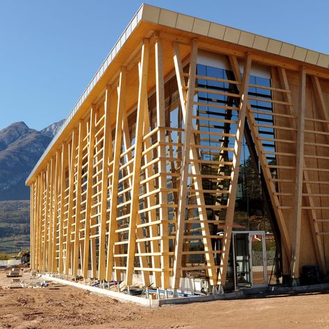 Micro Library, Mass Timber, Lattice Structure, Prefab Buildings, Wood Facade, Wooden Facade, Timber Architecture, Future Buildings, Timber Buildings