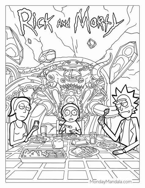 Click the link above and dive into the magical world of creativity on our Pinterest account. Discover a variety of coloring pages that await your inspiration! 😀😿🐸 Rick And Morty Coloring Pages, Rick And Morty Coloring, Winter Printables Free, Morty Drawing, Drawing Outlines, Rick And Morty Drawing, Free Adult Coloring Printables, Winter Printables, Adult Colouring Printables