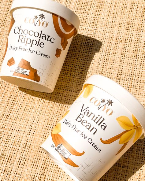 Why not grab yourself a tub of dairy free, super creamy, pre+probiotic goodness and let the positive vibes bloom! Available at select Coles stores ❤️ Healthy Ice Cream Packaging, Ice Cream Tub Photography, Vegan Ice Cream Packaging, Ice Cream Cup Packaging, Ice Cream Tub Packaging, Pudding Packaging, Ice Cream Tub Packaging Design, Frozen Yogurt Packaging, A2 Milk