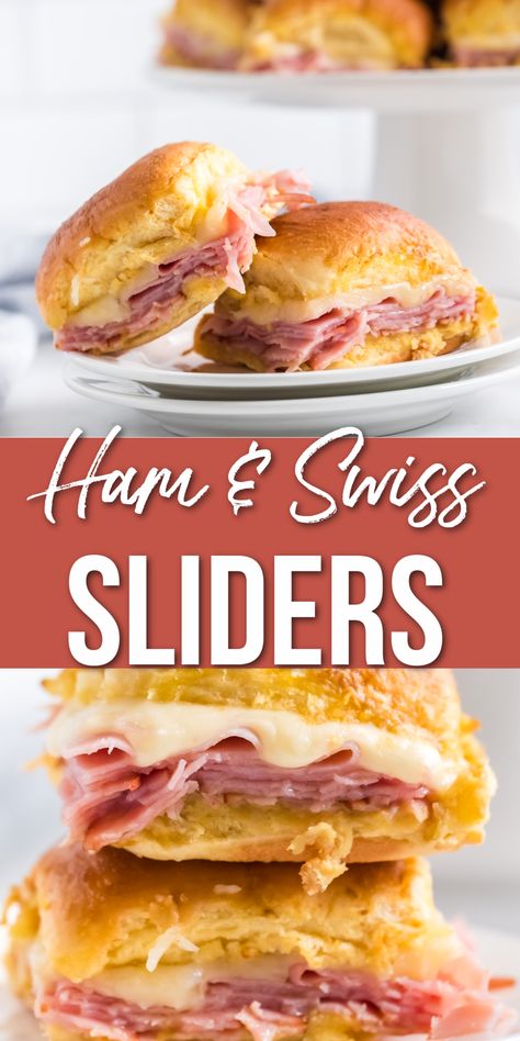 Hawaiian Bread Sandwiches, Hawaiian Bread Sliders, Ham And Swiss Cheese Sliders, Ham Slices Recipes, Sliders Recipes Hawaiian Rolls, Ham And Swiss Sliders, Hawaiian Sweet Breads, Ham Cheese Sliders, Ham Sliders