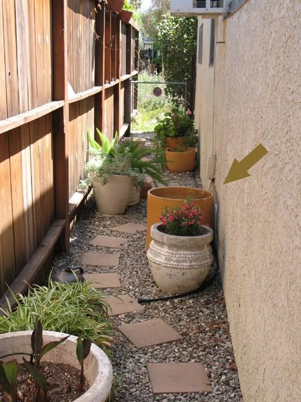 Get inspired to transform an unusued side yard alongside your home into a vibrant oasis. #landscaping #backyard #frontyard Narrow Side Yard Ideas, Sideyard Ideas, Narrow Garden Ideas, Side Of House Landscaping, Side Yard Landscape, Narrow Side Yard, Side Garden Ideas, Small Patio Ideas Townhouse, Patio Ideas Townhouse