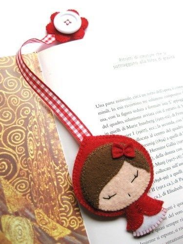 20 adorabili segnalibri fai da te da realizzare con i ritagli di feltro - Creativo.media Bookmark Diy, Penanda Buku, Felt Bookmark, Diy Bookmarks, Felt Patterns, Felt Brooch, Bookmarks Handmade, Felt Diy, Felt Dolls