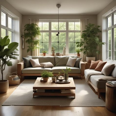 Discover how to elevate your living space with nature-inspired decor ideas. Transform your home into a serene oasis with indoor plants, natural elements, and calming colors. Calm House Aesthetic, Calm Home Aesthetic, Nature Inspired Interior Design, Earthy Homes, Calm Home, Old Money Nails, Money Nails, Shape Ideas, Ideas For Weddings