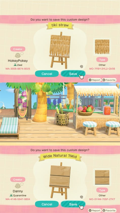 Beach Paths Acnh, Animal Crossing Beach Deck, Animal Crossing Beach Path Code, Deck Codes Animal Crossing, Acnh Beach Deck Code, Acnh Tropical Island Design Codes, Animal Crossing Beach Ideas Codes, Beach Deck Acnh, Acnh Deck Design Code Beach