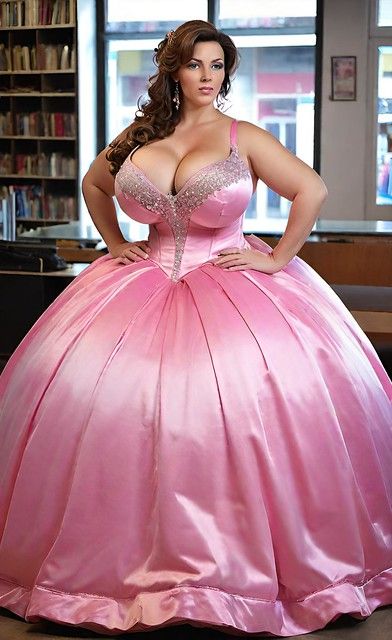 Old Lady Pics, Plus Size Wedding Dresses With Sleeves, Pretty In Pink Dress, Vintage Swimwear, Curvy Women Outfits, Ball Gown Dresses, Plus Size Wedding, Full Figured, Women Outfits