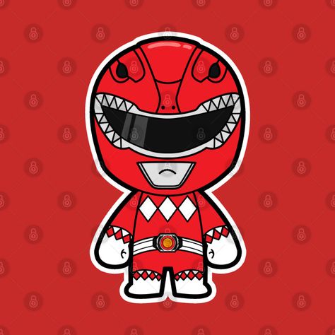 Chibi Red Ranger,Power Ranger - Power Rangers - T-Shirt | TeePublic Power Rangers Fan Art Red, Red Ranger Wallpaper, Power Rangers Drawing, Power Rangers Cartoon, Easy Chibi Drawings, Power Ranger Red, Power Rangers Tattoo, Power Rangers Logo, Red Power Ranger