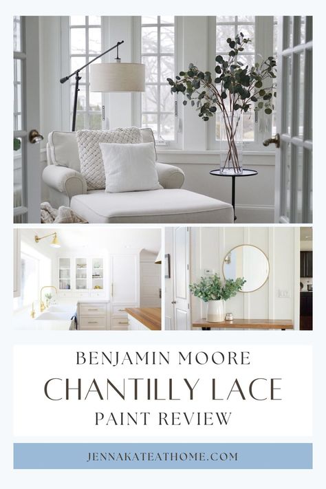 Benjamin Moore Paint Chantilly Lace, Sherwin Williams Chantilly Lace Walls, Chantilly Lace Benjamin Moore Walls And Trim, Chantilly Lace Walls With White Trim, Chantilly Lace And White Dove, Chantilly Lace Benjamin Moore Trim, Colors That Go With Chantilly Lace, Chantelle Lace Benjamin Moore, Bm Chantilly Lace Walls