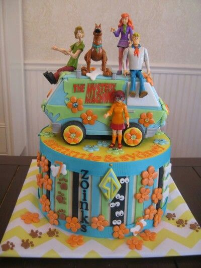 Scooby Doo Theme, Scooby Birthday, Scooby Doo Birthday Cake, Scooby Doo Cake, Scooby Doo Party, Scooby Doo Birthday Party, Scooby Doo Birthday, Scooby Dooby Doo, Crazy Cakes