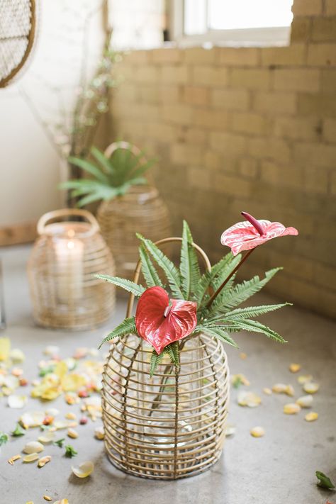 Hawaiian Centerpieces, Mermaid Theme Cake, Cuban Wedding, Tiki Wedding, Cuban Twist, Mermaid Party Decor, Tropical Wedding Centerpieces, Tropical Centerpieces, Tropical Wedding Theme