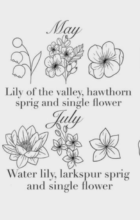 Larkspur And Water Lily Tattoo, Water Lily Tattoo Design, Larkspur And Water Lily, Water Lily Tattoo, Lily Of The Valley Tattoo, Water Lily Tattoos, Valley Tattoo, Lily Tattoo Design, Lily Flower Tattoos