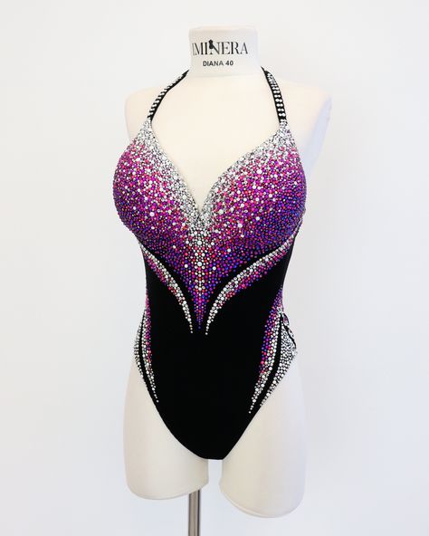 An elegant bodysuit adorned with sparkling crystals, perfectly accentuating the figure. Production time excluding delivery: finished design - 4-5 weeks; custom design 2-3 months. ----------------------------------------------------- We invite you to see other offers of our store. Lilac and Black Monokini, Competition Velvet Bodysuit, Bodysuit for a fitness model, Fit-model Ready Crystal Monokini, Competition Suit, IFBB Shining Bodysuit Lilac And Black, Elegant Bodysuit, Black Monokini, Rhinestone Costumes, Sequin Bodysuit, Circus Costume, Preformance Outfits, Competition Suits, Barbie Gowns