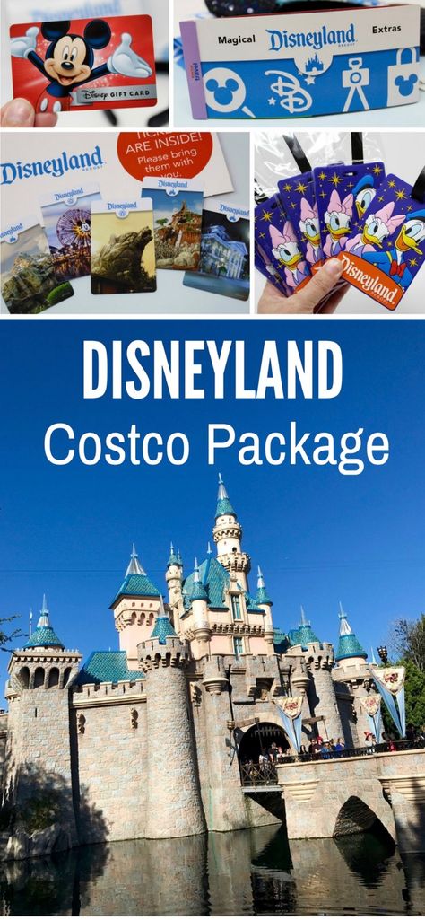 Disneyland Costco Package Deals--Check out all the items and extras included in the Costco Disneyland Travel package (these items are from our 2017 travel package). Disneyland Trip Planning, Disneyland Vacation Planning, Costco Travel, Disney Gift Card, Disneyland Planning, Disneyland Tickets, Disneyland Tips, Disneyland Pictures, Disneyland Vacation