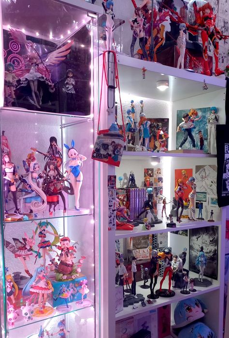 Anime merch Evangelion Room, Cosplay Room, Anime Items, Geek Room, Anime Products, Nyc Fits, Otaku Room, Perfect Room, Anime Room