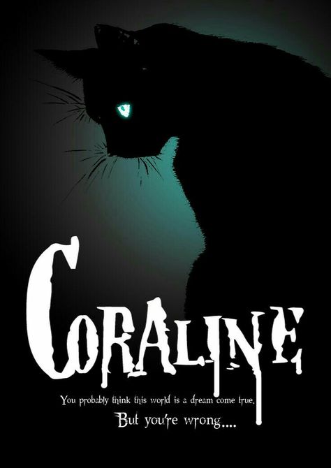 Coraline Movie Poster, Posters For School, Coraline And Wybie, Movie Animation, Coraline Art, Coraline Movie, Coraline Aesthetic, Tim Burton Characters, 잡지 레이아웃