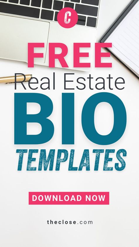 9 Real Estate Agent Bio Examples We Love (+ Templates & Bio Generator) Free Real Estate Templates, Bio Generator, Real Estate Agent Bio, Free Real Estate, Emerson College, Army Infantry, Mad Libs, Psychology Degree, Real Estate Templates