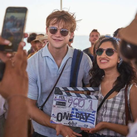 More behind-the-scenes pics from One Day to break your heart 💔 📸: @netflix #OneDay #LeoWoodall #AmbikaMod Leo Woodall, Movie Posters Minimalist, Movie Couples, Movie Buff, It Movie Cast, Film Serie, Dexter, Best Shows Ever, Series Movies