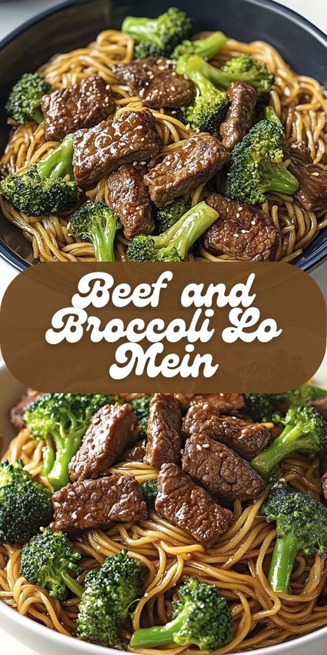 🍜 Tired of takeout? Try this quick and delicious Beef and Broccoli Lo Mein recipe! 🥦🥩 Packed with tender beef, fresh broccoli, and flavorful noodles tossed in a savory sauce, this dish is the perfect comfort food. Ready in under 30 minutes, it's ideal for busy weeknights or meal prep. Say goodbye to long waits and hello to homemade takeout! 😋 Save this recipe and impress your family with a healthier, budget-friendly dinner. #BeefAndBroccoliLoMein #QuickDinnerIdeas #HomemadeTakeout Beef And Broccoli Lo Mein, Broccoli Lo Mein, Beef Lo Mein Recipe, Crockpot Beef And Broccoli, Lo Mein Recipe, Lo Mein Recipes, Budget Friendly Dinner, Noodle Recipes Easy, Beef And Broccoli