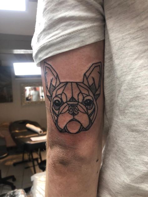 Frenchie Tattoos, Tatoo Dog, Lovers Tattoo, French Bulldog Tattoo, Bulldog Tattoo, Pet Parade, Ancient Egyptian Jewelry, Tattoos For Lovers, Ink Inspiration