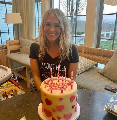 Carrie Underwood House, Carrie Underwood Family, Mike Fisher, Love You Like Crazy, Carrie Underwood Pictures, Carrie Underwood Photos, 38th Birthday, Two Sons, White Pot