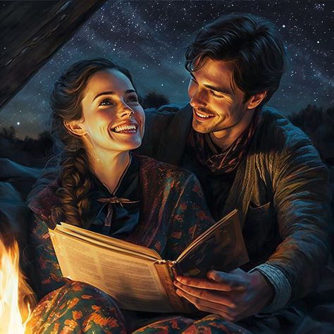 Fantasy Couples, Romance Art, Cute Couple Drawings, Cute Couple Art, Romantic Art, Couple Drawings, Dreamy Art, Couple Art, Malbec