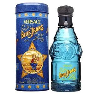 Blue Jeans - Versace Versace Blue Jeans, Cologne Collection, Best Perfume For Men, Fragrance Bottles, Versace Blue, Blue Jeans Mens, Masculine Fragrance, Dasani Bottle, Woody Fragrance