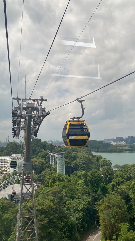 cable car sentosa singapore Sentosa Singapore, Singapore Tour, Singapore City, Holiday Stories, Visit Singapore, Singapore Travel, Cable Car, Travel Locations, Holiday Pictures