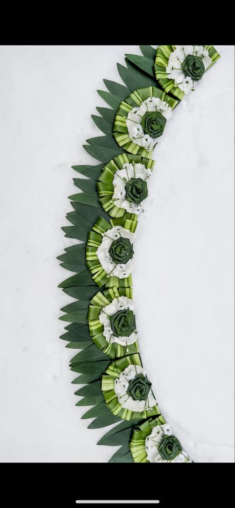 Tongan Kahoa Lei, Kahoa Lei, Lei Tutorial, Faux Flowers, Silk Flowers, Artificial Flowers, Lei, Silk, Flowers