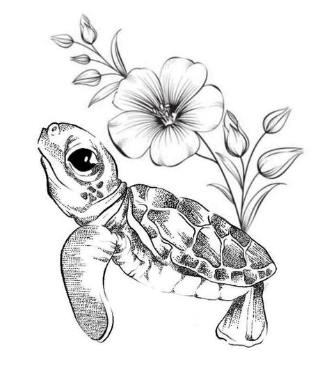 Turtle Outline Tattoo, Turtle Tattoo Meaning, Tattoos Cartoon, Tattoo Turtle, Beachy Tattoos, Turtle Tattoos, Sea Turtle Tattoo, Tier Tattoo, Turtle Tattoo Designs