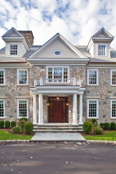 Georgian Colonial Style in Stamford, CT - Traditional - Exterior - New York - by Wright Building Company | Houzz