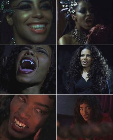 Vampire In Brooklyn, Black Vampire, Piskel Art, Sanaa Lathan, Angela Bassett, Interview With The Vampire, Black Femininity, Dark Feminine Aesthetic, Afro Punk