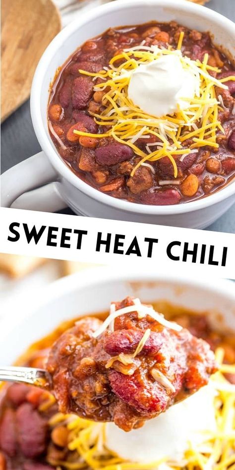 Rangoon Recipe, Chili Chili, Chili Soup, Chilli Recipes, Sweet Heat, Beef Dishes, Chili Recipes, Cooking Meat, Sweet And Spicy