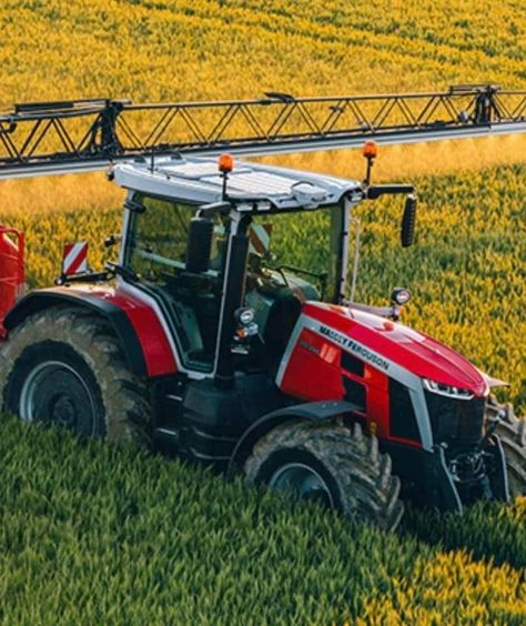 Tractor Photography, Massey Tractor, John Deere Tractors Farms, Tractor Pictures, Big Tractors, Massey Ferguson Tractors, Combine Harvester, Classic Tractor, Agriculture Tractor