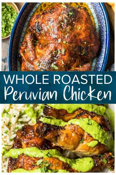 Peruvian Recipes Chicken, Roasted Peruvian Chicken, Peruvian Chicken Recipe, Peru Food, Peruvian Chicken, Diner Ideas, Peruvian Dishes, Meat Dish, 2b Mindset