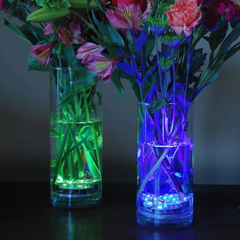 LumaBase Multi-Color Remote Control LED Lights, Set of 2 - Walmart.com - Walmart.com Led Centerpieces, Water Lights, Underwater Led Lights, Filled Vases, Centerpiece Flower, Submersible Led Lights, Battery Operated Led Lights, Waterproof Led Lights, Bowl Centerpiece