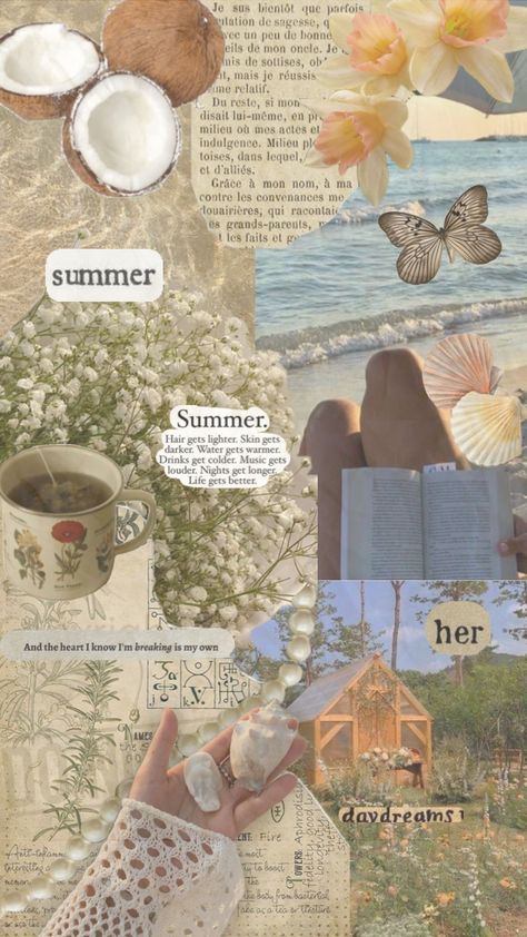 I tried mixing cottage core and a beachy vibe 🫶 I feel like it turned out pretty good! #comp #cottagecore #beach #beachy #beachaesthetic #aesthetic #summer Cottagecore Beach Aesthetic, Elegant Esthetics, Cottagecore Beach, Coastal Cottagecore, Cottage Aesthetic, Clothing Aesthetic, Summer Backgrounds, Cottagecore Aesthetic, Mood Board Design