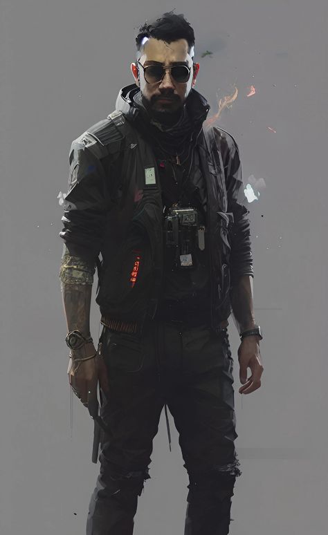 Cyberpunk Media Character, Cyberpunk Assets, Cyberpunk Cop, Cyberpunk Detective, Cyberpunk Animals, Cyberpunk Nomad, Cyberpunk Character Art, Cyberpunk Male, D20 Modern