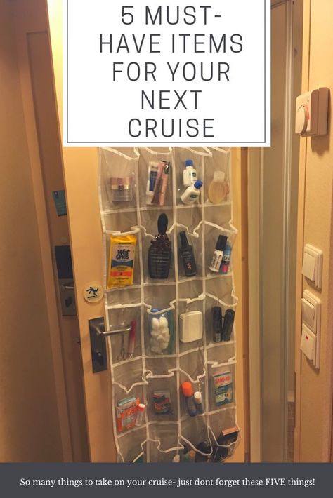 Carnival Cruise Tips, Cruise Rooms, Cruise Wardrobe, Cruise Packing Tips, Carribean Cruise, Over The Door Organizer, Cruise Essentials, Packing List For Cruise, Cruise Door