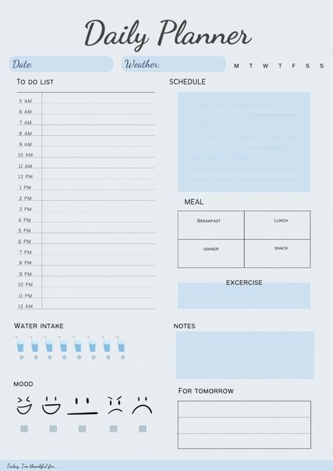 Exam Planner, Cute Daily Planner, Travel Planner Template, Daily Routine Planner, Study Planner Printable, Weekly Planner Free, Student Planner Printable, Weekly Planner Template, Daily Planner Pages