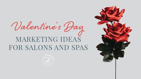 valentines-day-marketing-for-salons Valentines Specials For Salon, Spa Valentines Day Promotions, Salon Valentines Day Specials, Salon Marketing Ideas, Salon Promotions, Face Mask For Blackheads, Art Hair, Beauty Salon Design, Roses Are Red