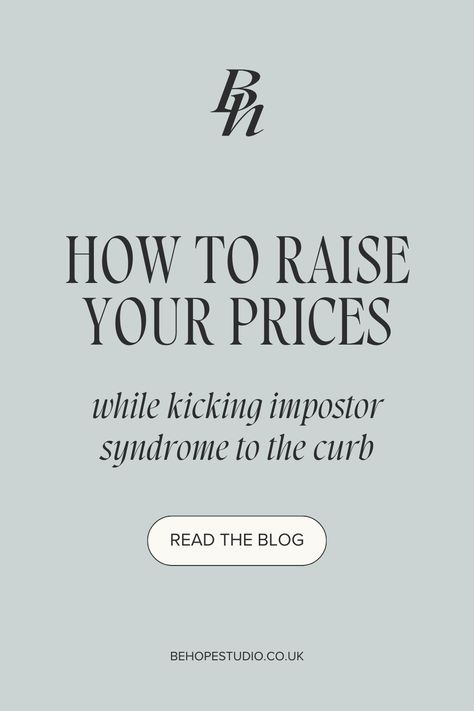 How to Raise Your Prices as an Online Service Provider | Feeling some impostor syndrome at the thought of raising your prices as a social media marketing manager, virtual assistant, or brand designer? You don't have to! We're sharing a list of tips to help you ethically raise your prices. From niching down to providing a stellar client experience, you'll feel more confident charging more. Click this pin to read the full blog post. Impostor Syndrome, Social Media Marketing Manager, Feel More Confident, Crm System, Social Proof, Service Based Business, Handy Dandy, Client Experience, Knowing Your Worth