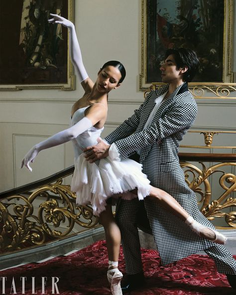 Tatler meets the It couple of ballet, Francesca Hayward and Cesar Corrales, in the December issue | Tatler Ballet Couple, Francesca Hayward, Star Couple, The Royal Ballet, Margot Fonteyn, Rudolf Nureyev, All About Dance, Star Crossed Lovers, Star Crossed