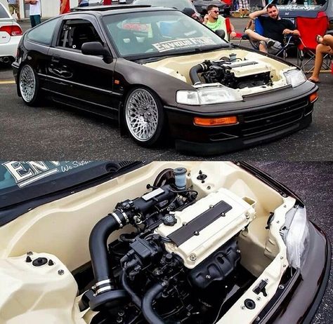 This is bae. Honda Civic Es, Honda Vtec, Sports Cars Lamborghini, Honda Engine, Ricers, Jdm Honda, Funny Car Memes, Honda Crx, Japanese Domestic Market