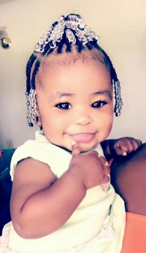 Black Baby Hairstyles, Black Baby Girl Hairstyles, Toddler Braided Hairstyles, Toddler Braids, Cute Toddler Hairstyles, Black Curls, Lil Girl Hairstyles, Kid Braid Styles, Toddler Hairstyles Girl