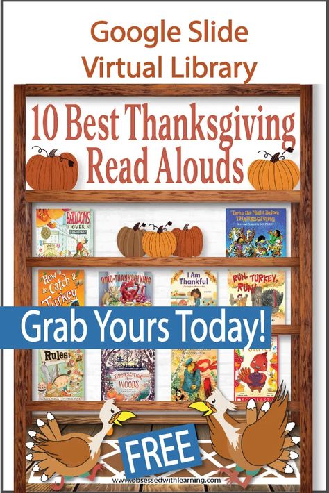 10 Best Thanksgiving Read Alouds - Obsessed With Learning Thanksgiving Books For Adults, Fall Read Alouds For Upper Elementary, Thanksgiving Read Alouds, Thanksgiving Fiction Books, Thanksgiving Ela, Narrative Poetry, Thanksgiving Read Aloud, Mason Jar Design, Classroom Rug