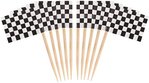 Amazon.com : JAVD 100 Pcs Checkered Racing Flag Checkered Racing Toothpick Flag Small Checkered Mini Stick Cupcake Toppers Flags, Food Bar Cake Flags Toothpick Flag : Garden & Outdoor Flag Food, Bar Cake, Racing Flag, Food Bar, Garden Outdoor, Toothpick, Bars Recipes, Cupcake Toppers, Boy Birthday