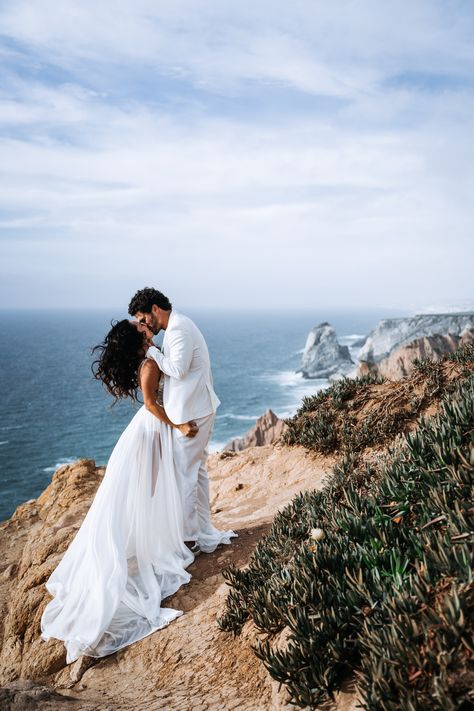 Wedding In Portugal, Portugal Beach Wedding, Engagement Photos Portugal, Couple In Portugal, Madeira Wedding, Lisbon Elopement, Elope In Portugal, Small Wedding Portugal, Elopement Wedding Portugal