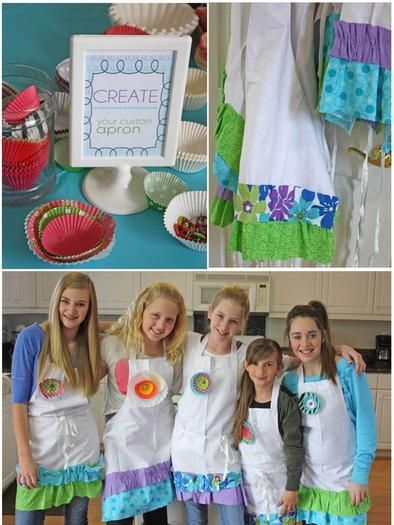 Hostess with the Mostess® - Baking & Craft Party Party Themes For Teenagers, Cupcake Wars Party, Kids Baking Party, Kids Cooking Party, Baking Birthday Parties, Cake Decorating Party, Cooking Party, Chef Party, Birthday Plans