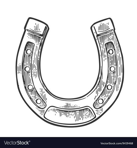 Info Graphic Poster, Horse Shoe Drawing, Horse Shoe Tattoo, Shoe Tattoos, Theme Tattoo, Old School Tattoo Designs, Info Graphic, Engraving Illustration, Horseshoe Art