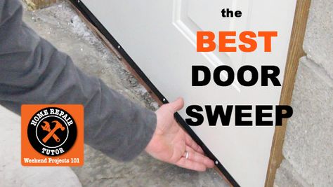 Exterior Door Threshold, Sound Proof Flooring, Replace Exterior Door, Door Sweeps, Soundproofing Material, Door Thresholds, Door Weather Stripping, Door Sweep, Security Doors